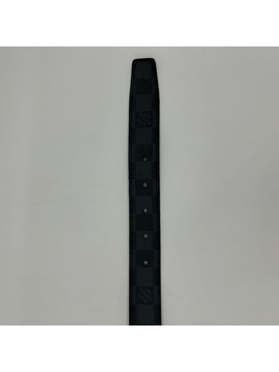 Louis Vuitton Ceinture Anagram Belt Leather Noir Black Silver main image 4